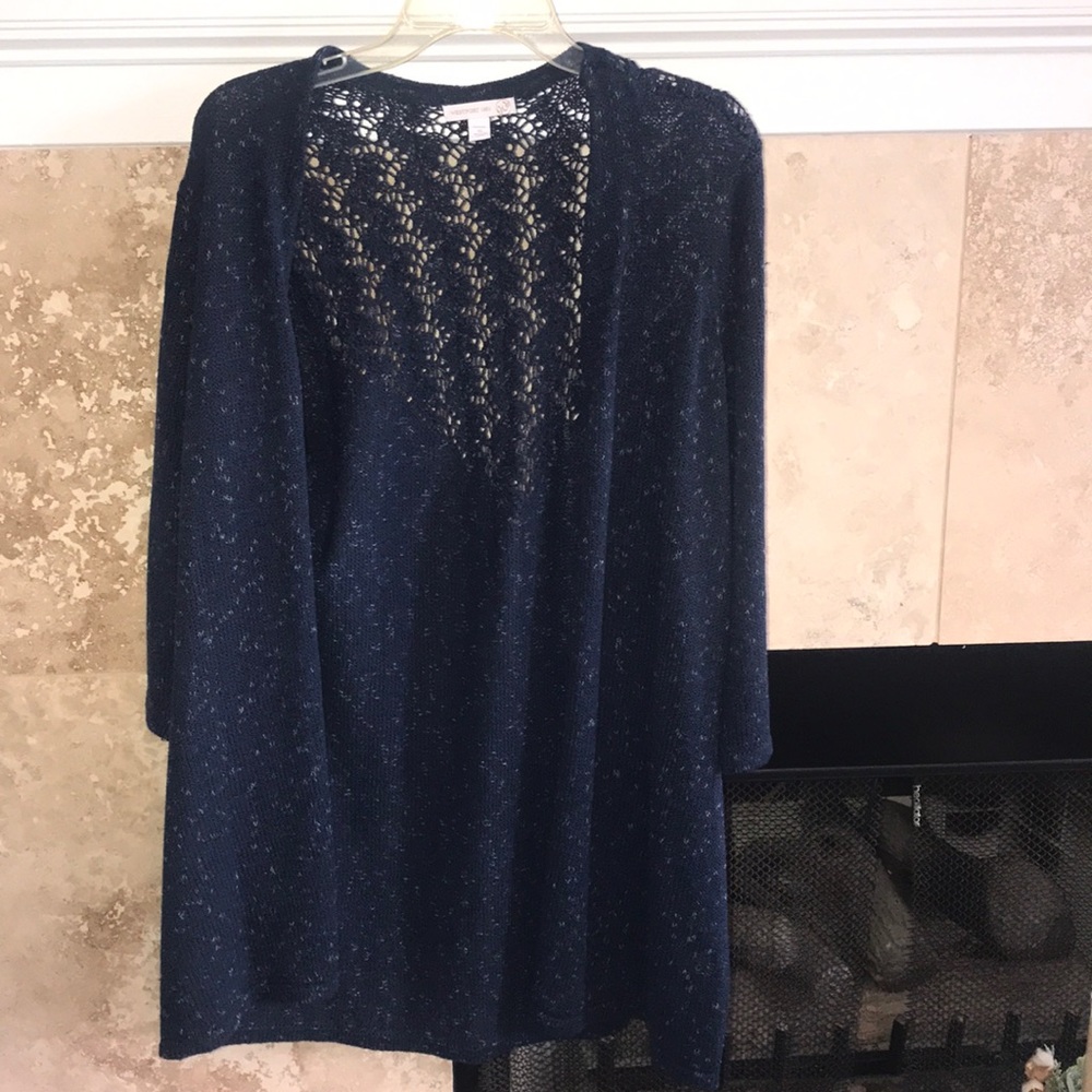 NWOT! Navy blue Cardigan